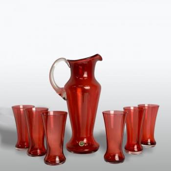 Glass Jug with Glasses - 2000 Glass Jug with Glasses - 2000