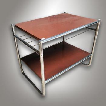 Serving Trolley - chrome, formica - 1940 Serving Trolley - chrome, formica - 1940