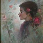 Mario Ronca: Girl with roses