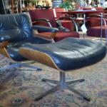 Armchair - chrome, leather - Charles & Ray Eames, USA - 1960
