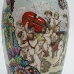 Porcelain Vase - white porcelain - Vclav Podhrzsk Bohemia - 1936