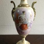 Porcelain Vase - bronze, white porcelain - 1880