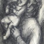 Milena Komrsova - Mother with child
