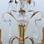 Chandelier - crystal, gilded metal - 1948