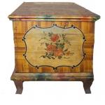 Chest - solid wood, spruce wood - 1850