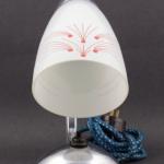 Table Lamp - chrome, milk glass - 1930