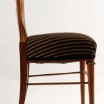Pair of Chairs - solid wood, cherry veneer - 1880