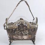 Silver Bowl - glass, silver - 1910