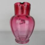 Glass Jug - ruby glass - 1900