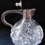 Cut glass jug with silver - Theodor Mller, Weimar