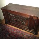 Chest - solid oak - 1900