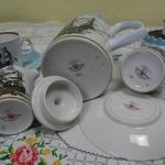Tea Set - white porcelain - Jaroslav Jeek, Bohemia - 1800