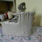 Porcelain Figurine - stoneware - Amphora Teplice, Bohemia - 1900
