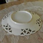 Plate - white porcelain - 1900