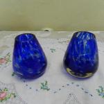 Pair of Vases - glass - Jaroslav Svoboda (*1938) Bohemia - 1990