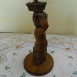Figural Lamp - wood - 1900