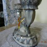 Porcelain Candle Holder - white porcelain - 1800