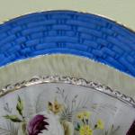 Decorative Plate - white porcelain - 1850