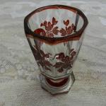 Glass Spa Sipping Cup - clear glass - 1870