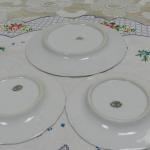 Plates - white porcelain - 1920