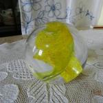 Glass Paperweight - clear glass - 1960
