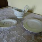 Porcelain Dish Set - white porcelain - 1830