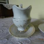 Porcelain Dish Set - white porcelain - 1830
