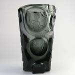 Vase - glass - Rudolf Hlousek, Zelezn Brod, Bohemia - 1925