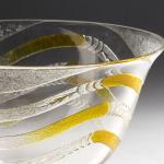 Glass Bowl - clear glass - JUNA ZDENK (1897 - 1975) - 1930
