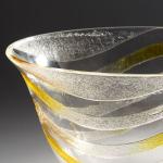 Glass Bowl - clear glass - JUNA ZDENK (1897 - 1975) - 1930