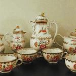Porcelain Dish Set - painted porcelain - Vde,Rakousko - 1850