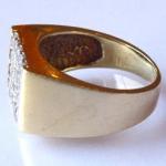 Gold ring with brilliants - 1,1 ct