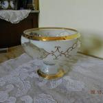 Glass Goblet - clear glass - 1930