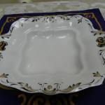 Porcelain Square Tray - white porcelain - 1830