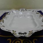 Porcelain Square Tray - white porcelain - 1830