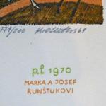 Karel Oberthor - PF 1970 M. and J. Runstuk