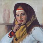 Viktor Voroncov - Russian woman in scarf