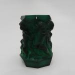Vase - glass, Malachite - Jade Schlevogt - 1930