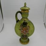Glass Jug - green glass - 1880