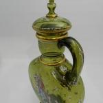 Glass Jug - green glass - 1880