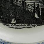 Ceramic Plate - stoneware - A. Nowotny Altrohlau, Bohemia - 1840