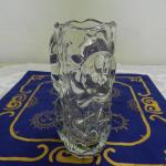 Vase - clear glass, metallurgical glass - 1970