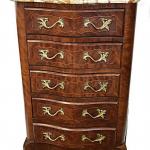 Chest of drawers - wood, marble - 1830