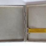 Silver case with guilloche