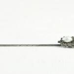 Tie Pin - pearl, silver - Marie Kivnkov - 1920