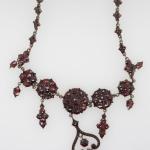Czech Garnet Necklace - Czech garnet