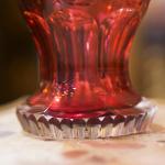 Glass Goblet - cut glass - 1900