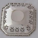 Small silver-plated bowl, square - EPNS