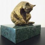 Sculpture - bronze, marble - J.Prochzkov - 1975