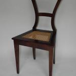 Four Chairs - veneer, solid walnut wood - 1840